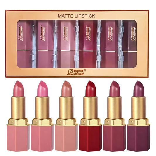 EJVS™ 6 Colors Gold Bar Lipstick