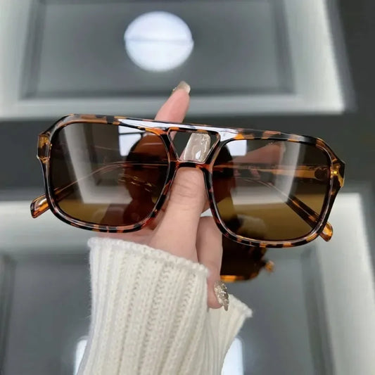 EJVS™  Vintage Square Sunglasses Women Brand Designer Retro Sun Glasses Female Shades Mirror Fashion Outdoor Очки Солнечные Женские
