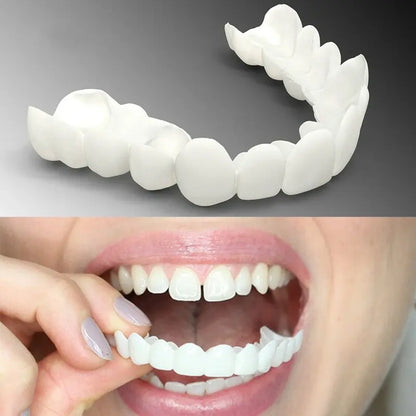 EJVS™  Dental Snap Smile Teeth Cover Perfect Smile Veneers - Comfort Fit Flex Whitening Dentures