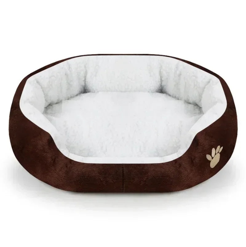 EJVS™  Dog Beds for Large Dogs Cashmere Warming Pet Dog Bed Sofa Lounger Cat Nest Baskets Plush Kennel Bed Comfortable Pet Supplies