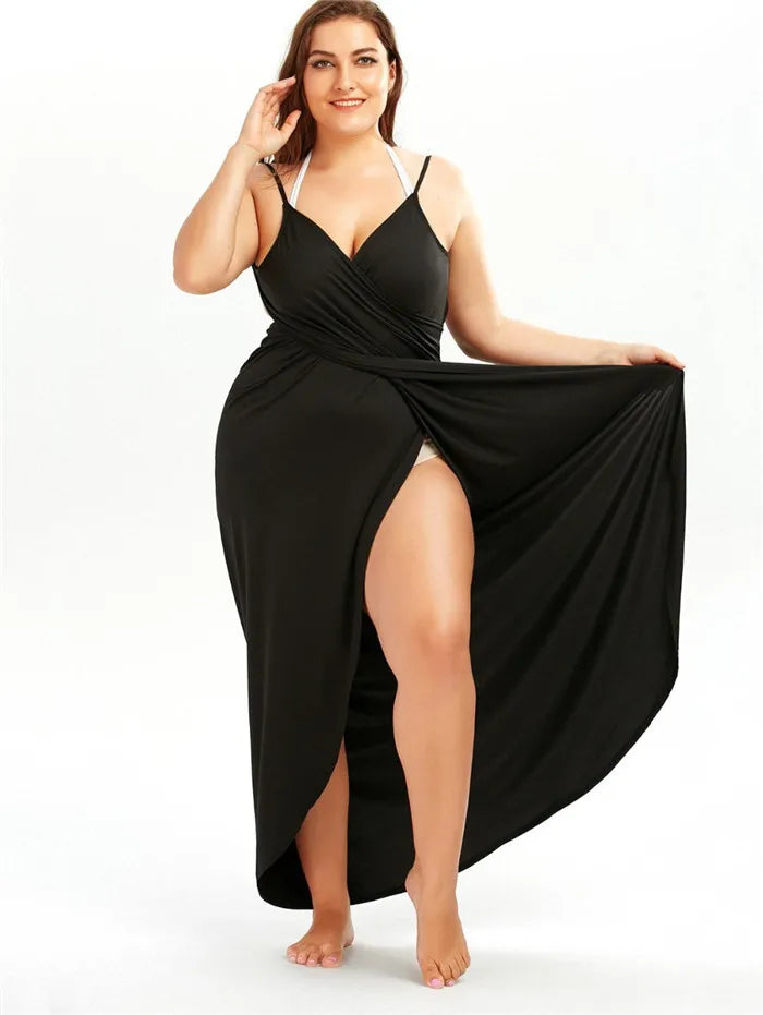 EJVS™  Warp Paleo Backless Crossover Swimsuit
