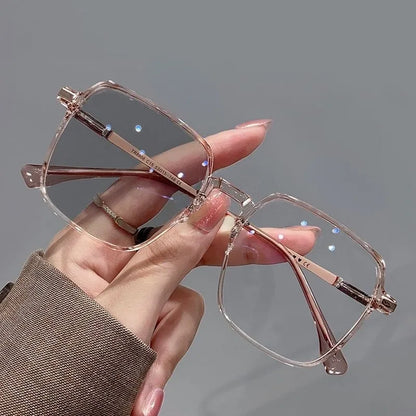 EJVS™  Photochromic Anti Radiation Glasses Metal Eyeglass For Women & Men