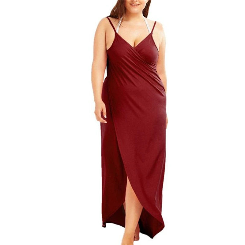 EJVS™  Warp Paleo Backless Crossover Swimsuit