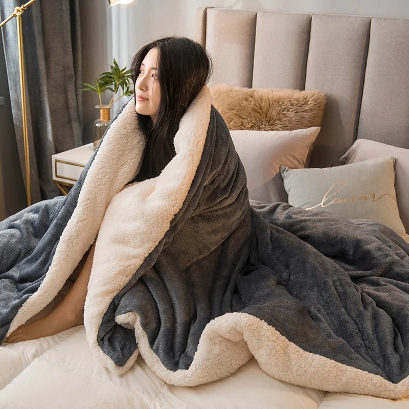 EJVS™ Warm Wool Bed Blanket
