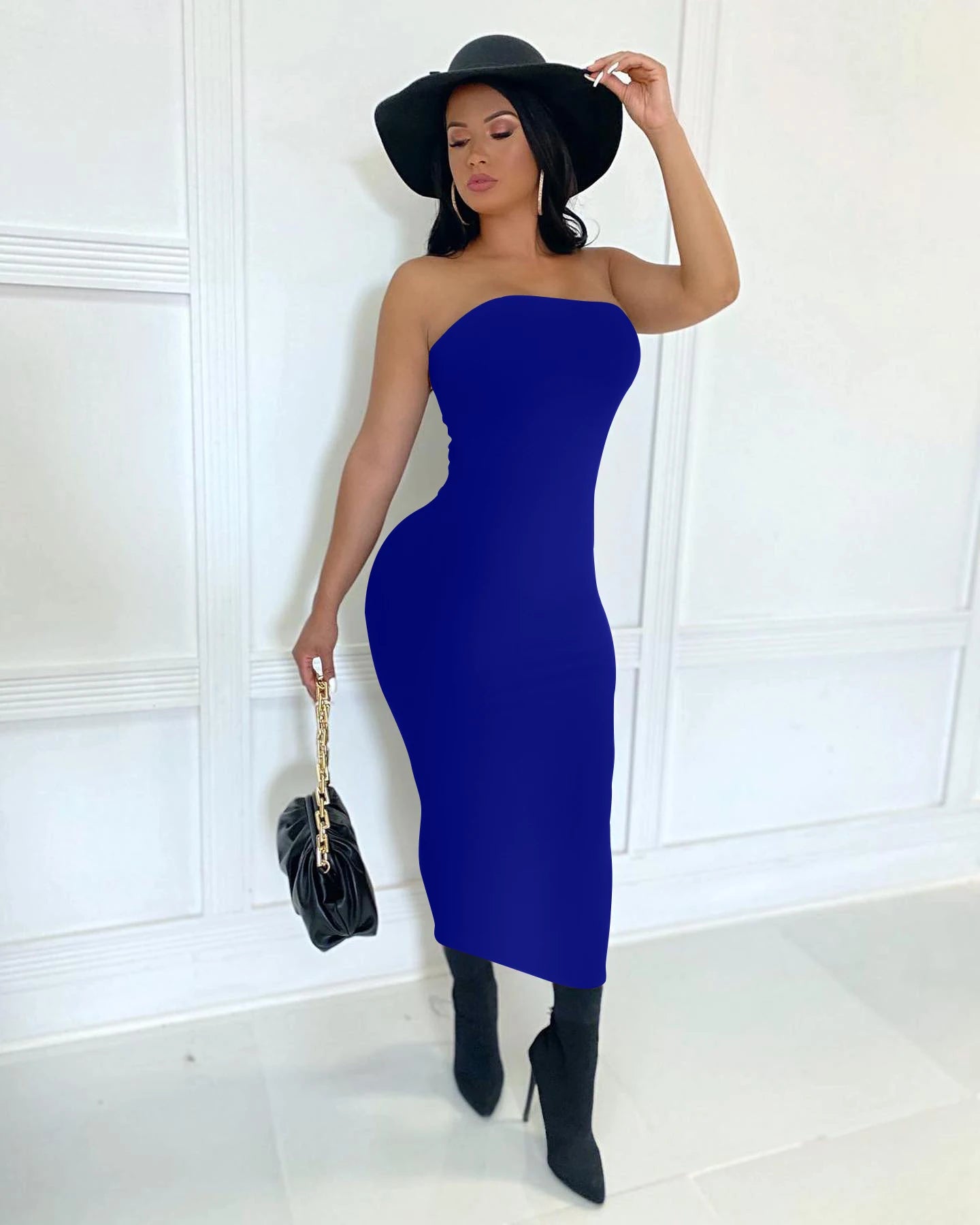 EJVS™  Sleeveless Long Beach Dress