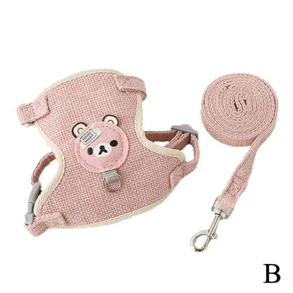 EJVS™  Pet Vest Chest Strap Traction Harness Leash