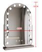 EJVS™ Arched LED Makeup Mirror – 10x Magnification