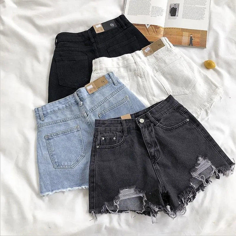 EJVS™  Korean Denim Shorts Hot Pants