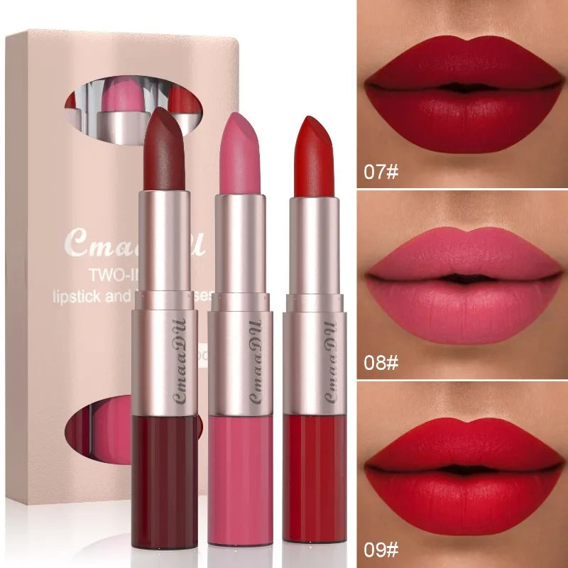 EJVS™ 3 Color Gloss Waterproof Lipstick