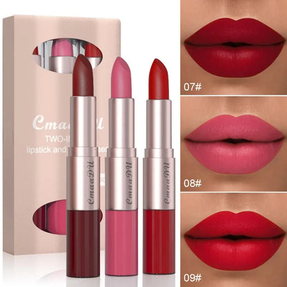 EJVS™ 3 Color Gloss Waterproof Lipstick