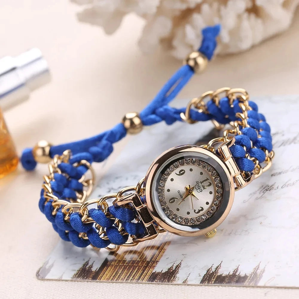 EJVS™  Bohemian Woven Bracelet Watch