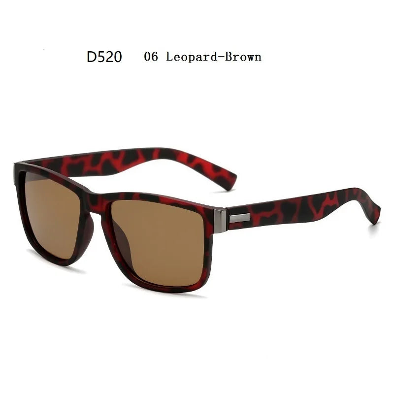 EJVS™  Fashion Square Vintage Polarized Sunglasses Men Women Retro Driving Fishing Luxury Brand Designer Sun Glasses UV400 Eyewear