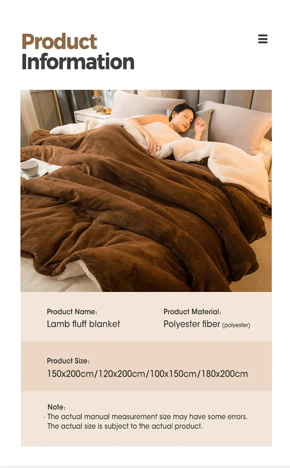 EJVS™ Warm Wool Bed Blanket