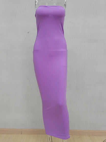 EJVS™  Sleeveless Long Beach Dress