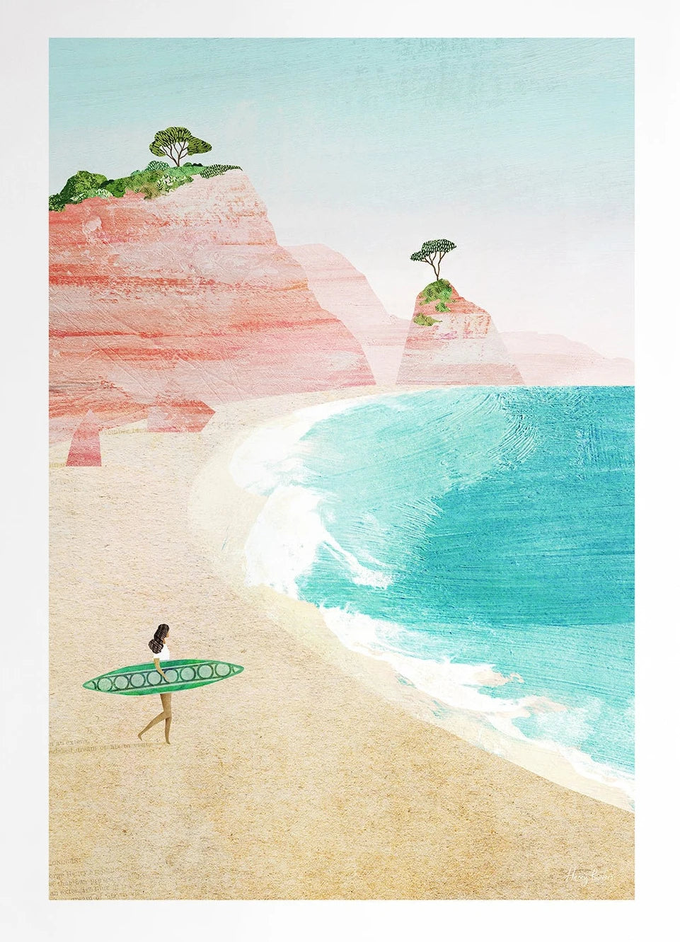 EJVS™ Summer Beach Canvas Wall Art
