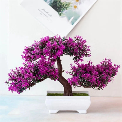 EJVS™ Artificial Bonsai Plant – Small Potted Tree
