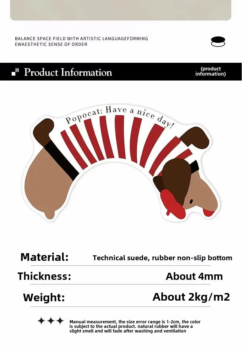 EJVS™ U-Shaped Bathroom Mat