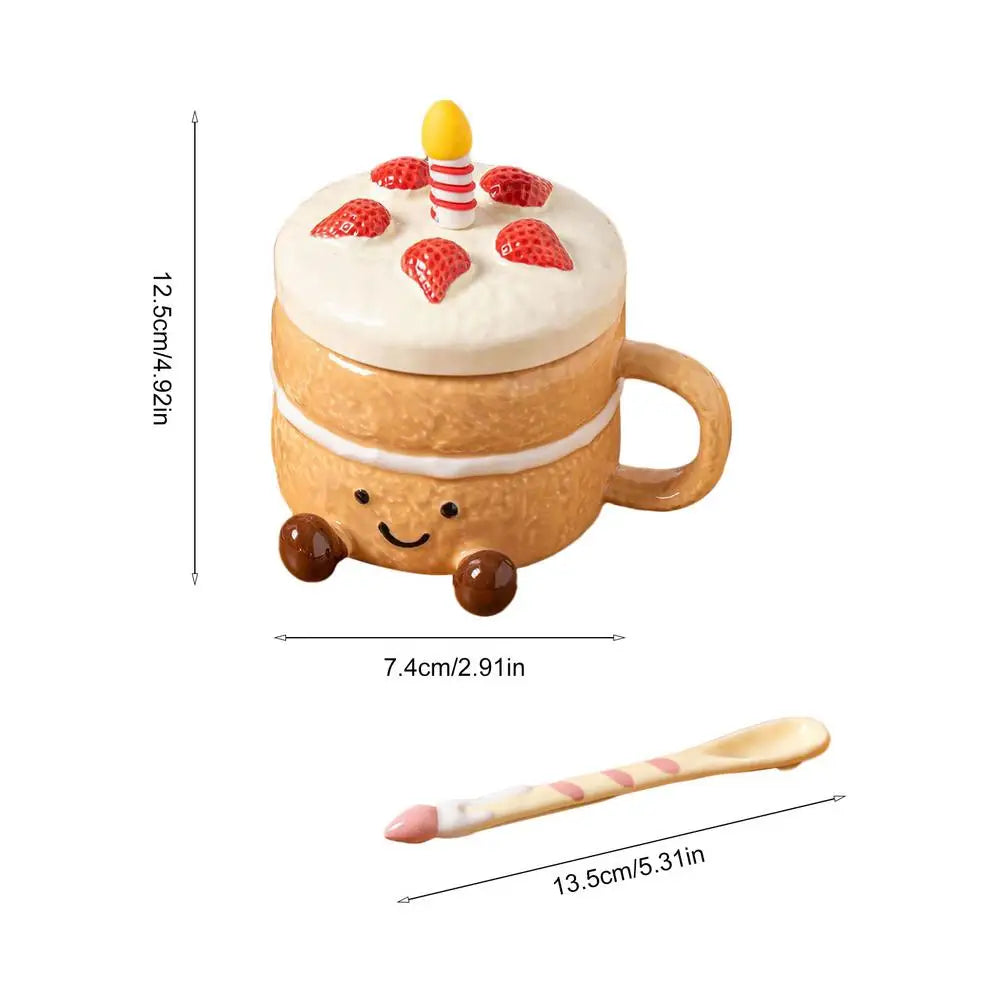 EJVS™ Strawberry Dessert Coffee Mug