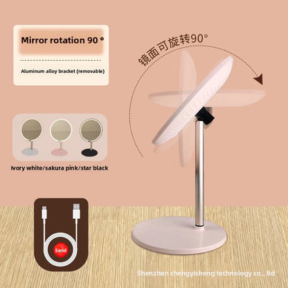 EJVS™ LED Round Desktop Makeup Mirror