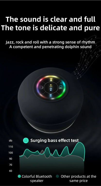 EJVS™  Mini Bluetooth Waterproof Wireless Shower - RGB Lights