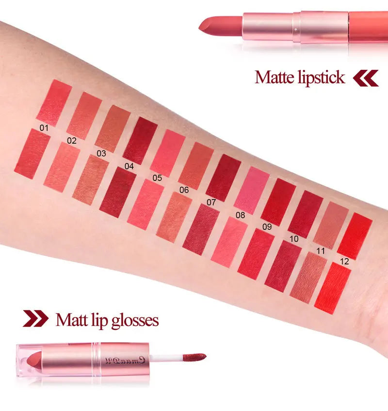 EJVS™ 3 Color Gloss Waterproof Lipstick