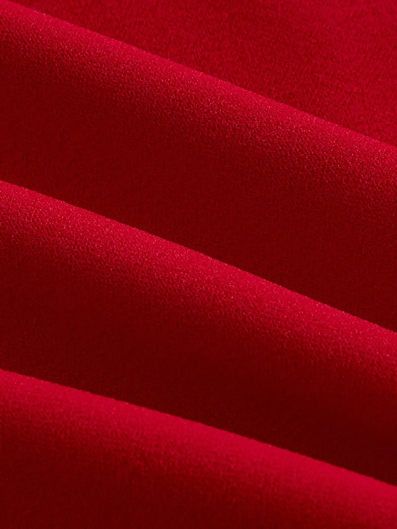 EJVS™ Red Bow Halter Pleated Dress