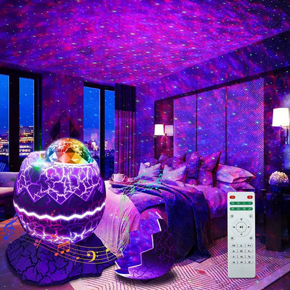 EJVS™ Galaxy & Dinosaur Egg Star Projector