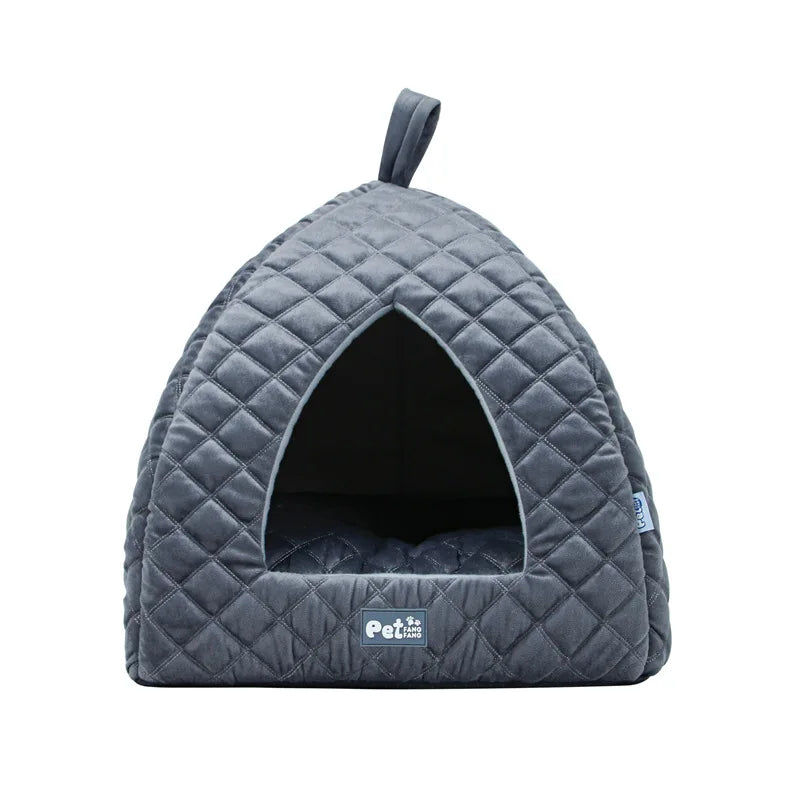 EJVS™  Dog Bed House Bed Autumn/Winter Warm Cat Pet Kennel Mats Pet Tents For Small Dogs Cats Puppies