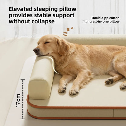EJVS™  Dog mat suitable for all seasons, medium-sized and large waterproof and tear resistant dog bed, summer removable and washable