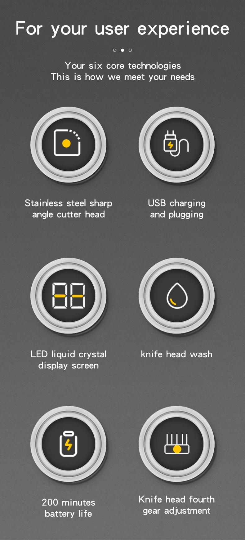 EJVS™  Rechargeable Men's Electric Hair Clipper