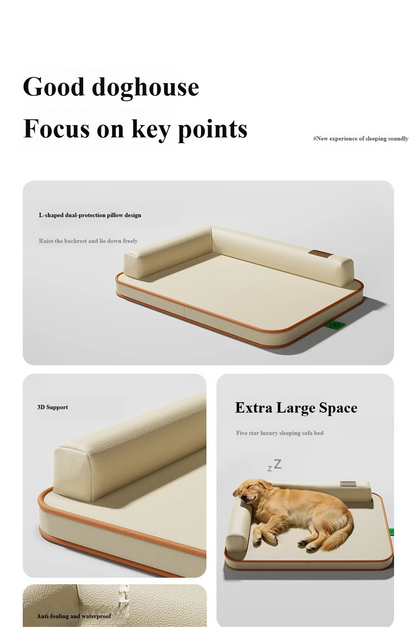 EJVS™  Dog mat suitable for all seasons, medium-sized and large waterproof and tear resistant dog bed, summer removable and washable