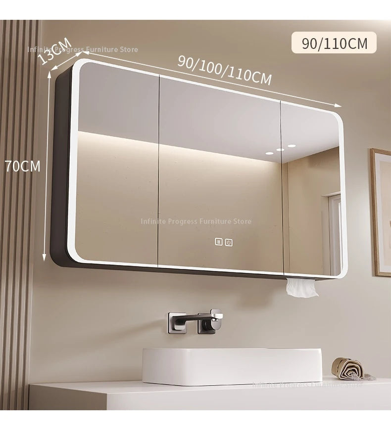 EJVS™ Arc Smart Bathroom Mirror Cabinet