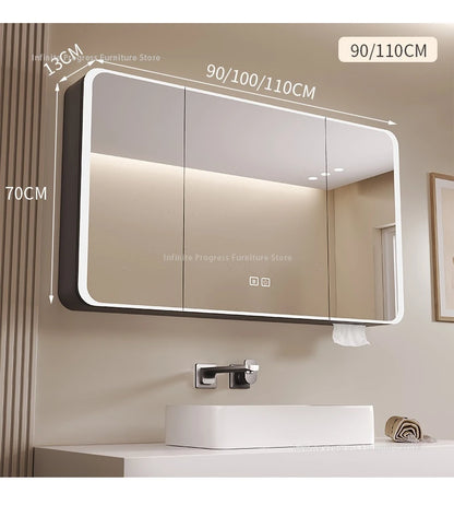 EJVS™ Arc Smart Bathroom Mirror Cabinet