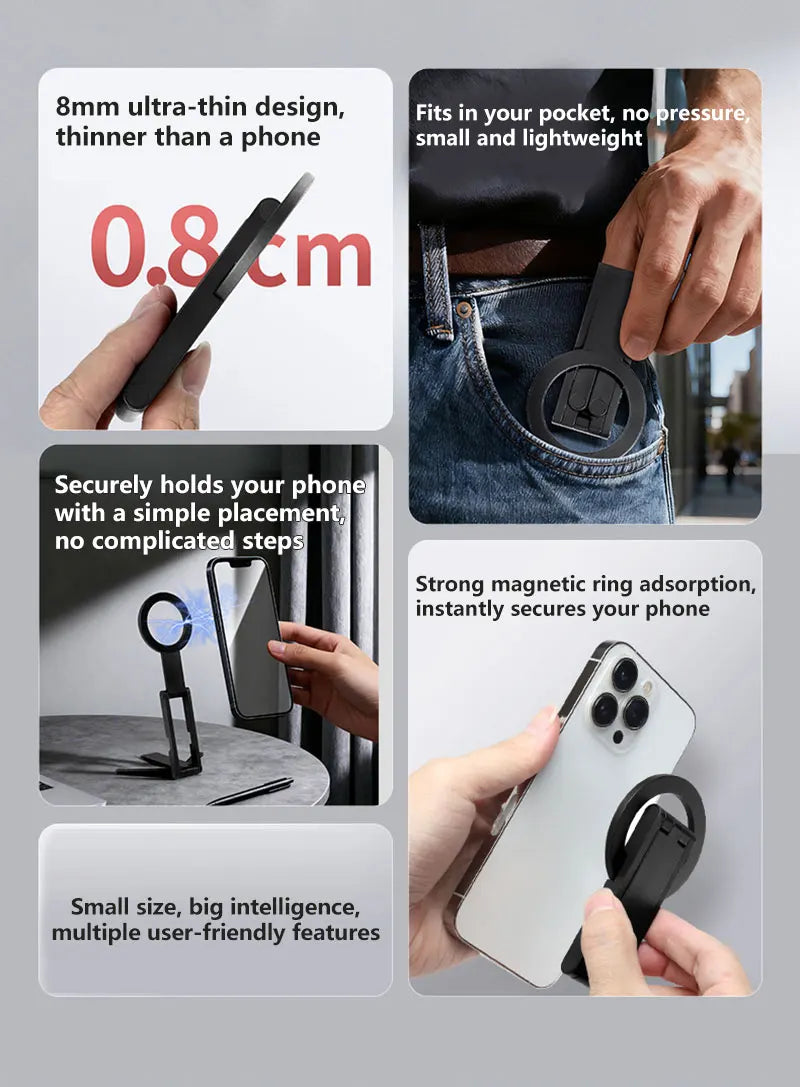 EJVS™ Magnetic Phone Holder Tripod