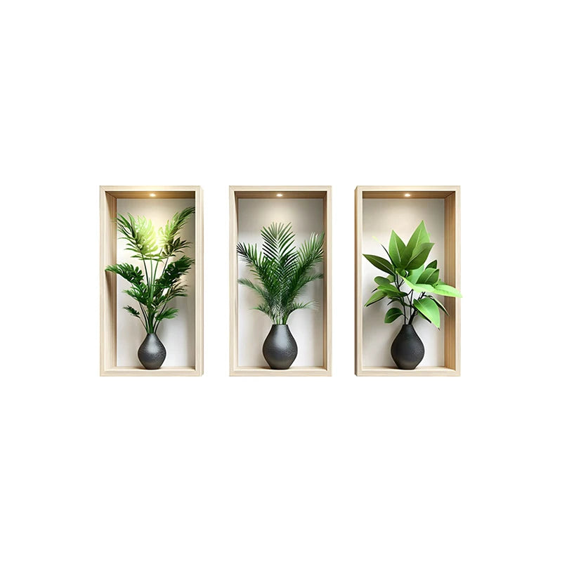 EJVS™ Green Plant Wall Stickers