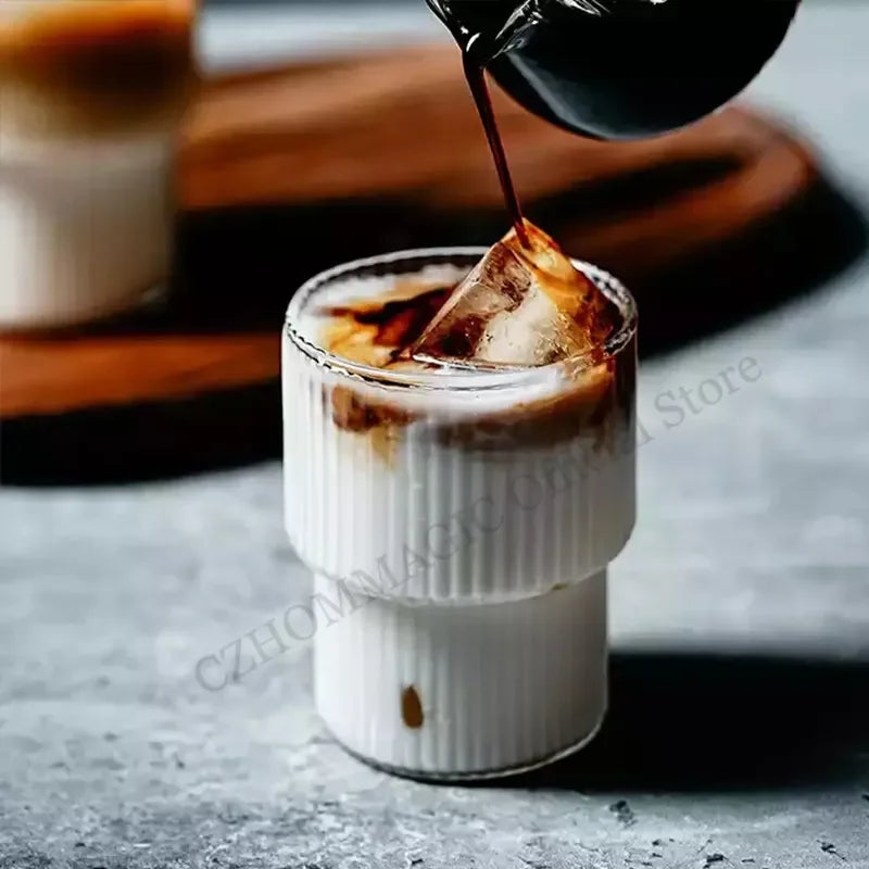 Glass Drinkware – Latte, Coffee, Tea, Juice & Whiskey Mug