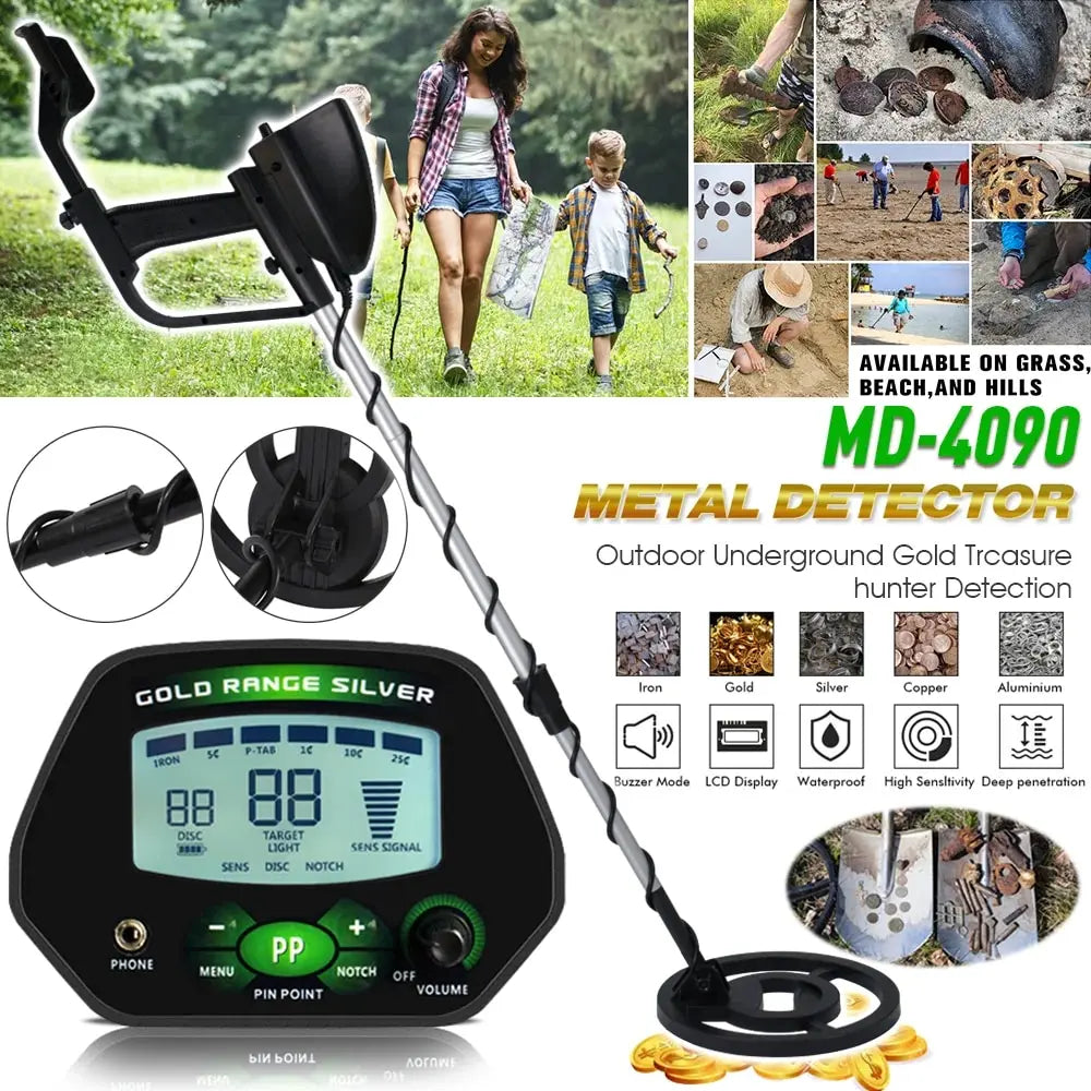 EJVS™ MD-4090 Professional Metal Detector