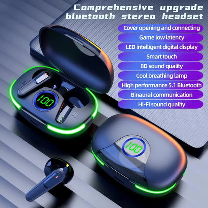 EJVS™  PRO 80 New Bluetooth Earphones Wireless In Ear TWS Touch Digital Display