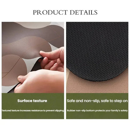 EJVS™ Leaf Diatomite Shower Rug