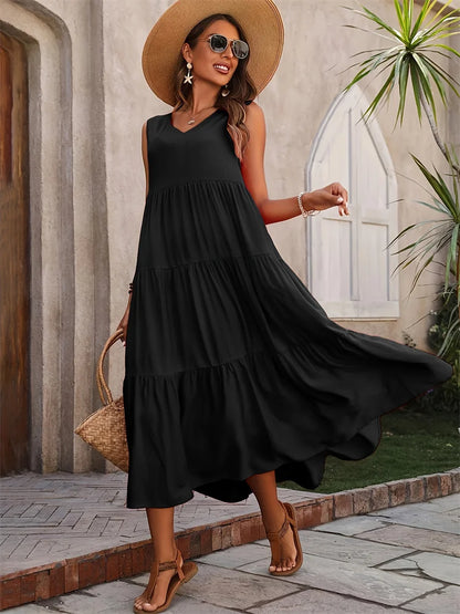 EJVS™ Summer Casual Brand Dress Femme