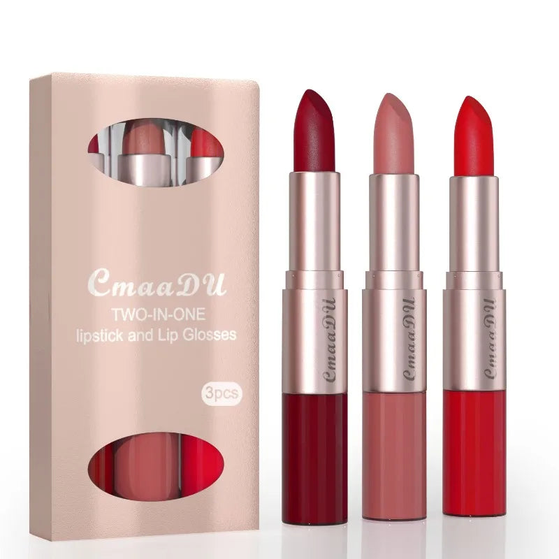 EJVS™ 3 Color Gloss Waterproof Lipstick