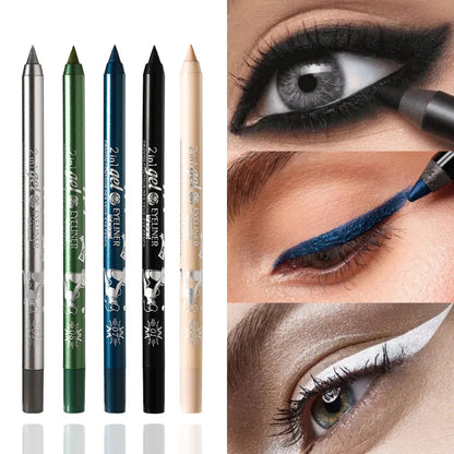EJVS™  Waterproof Eyeliner Long Lasting Pencil Colourful Pigment