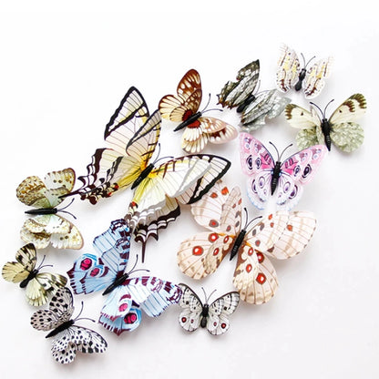 EJVS™  12Pcs 3D Colorful Butterfly Wall Stickers