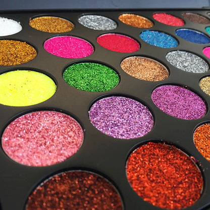 EJVS™ 35 Color Glitter Metallic Eyeshadow