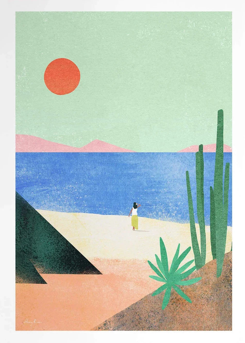 EJVS™ Summer Beach Canvas Wall Art