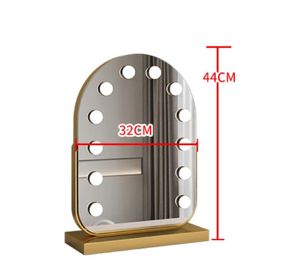 EJVS™ Arched LED Makeup Mirror – 10x Magnification