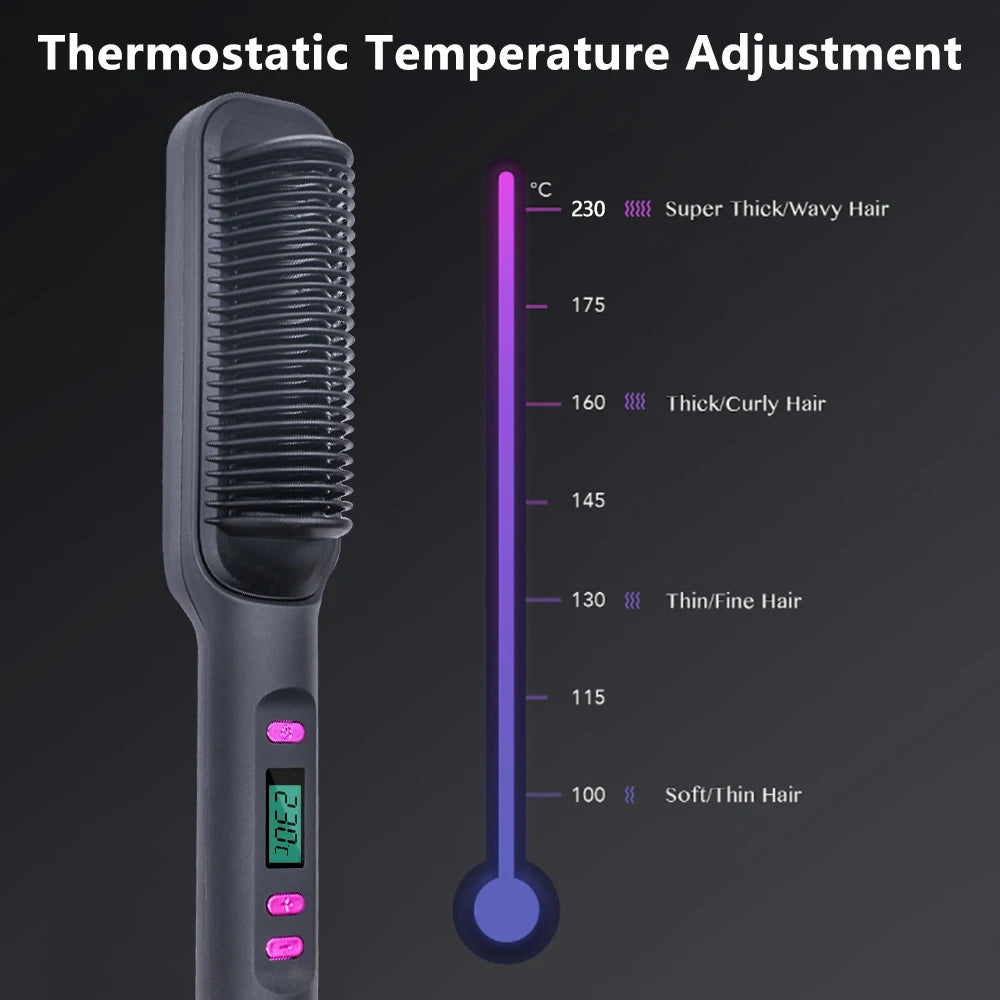 EJVS™ Multifunctional Straight Hair Straightener Comb