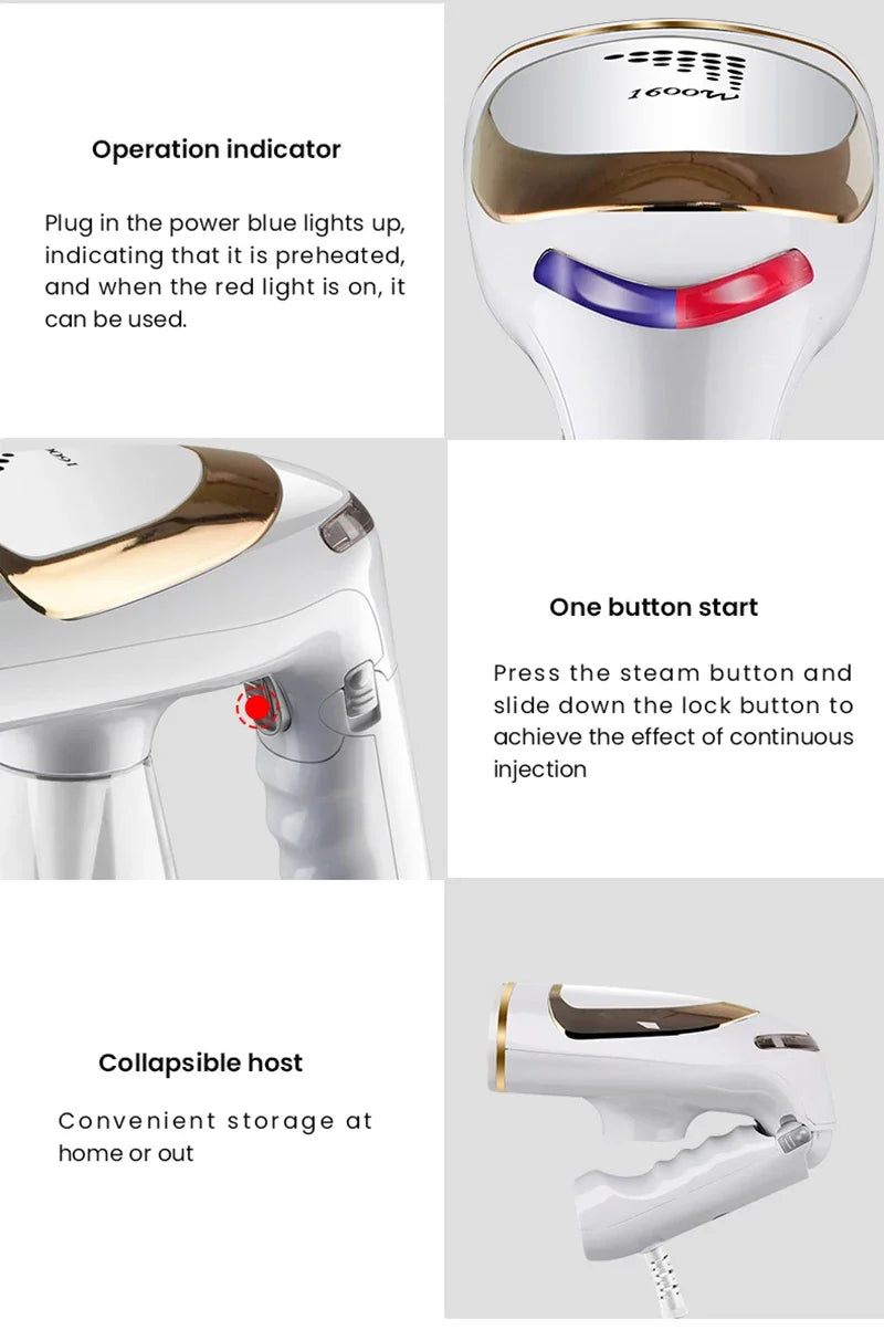 EJVS™ Travel Clothes Steamer