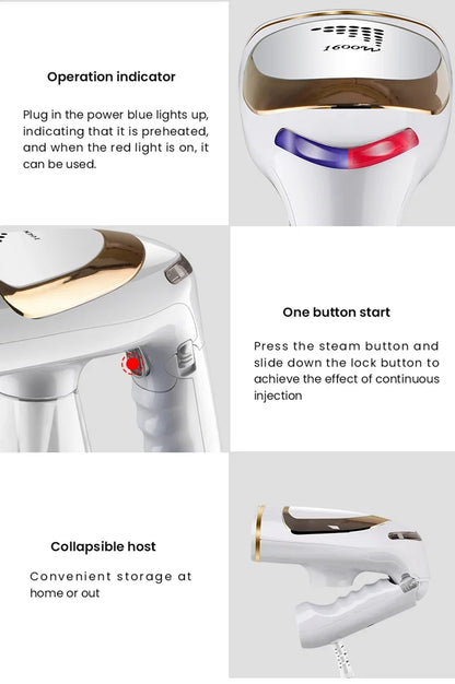 EJVS™ Travel Clothes Steamer