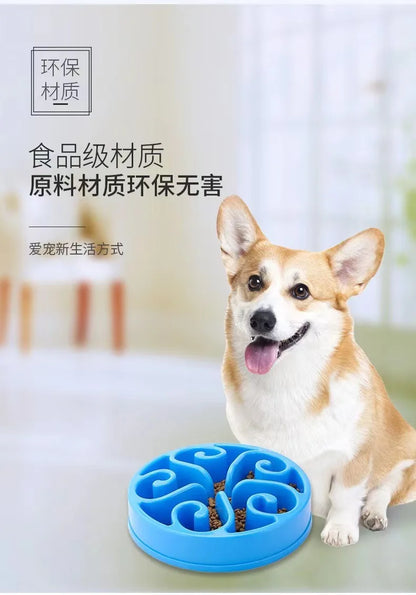 EJVS™  Pet Dog Slow Feeder Bowl - Anti-Gulping